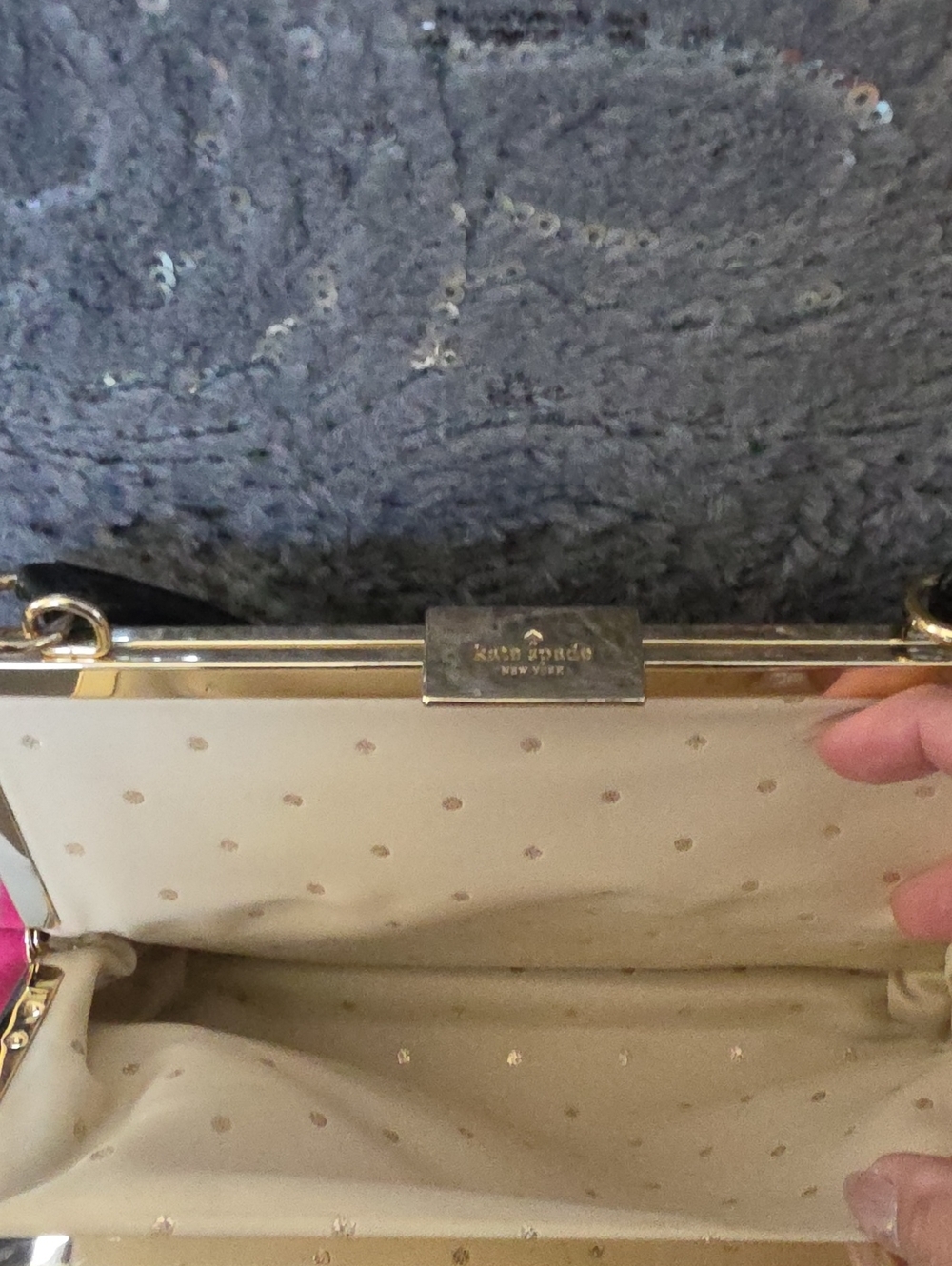 Kate Spade Pink Frame-Top Kiss Lock Shoulder Bag - Picture 4 of 11